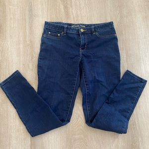Micheal kors skinny jeans. Dark blue wash.